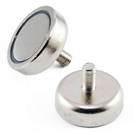 C25 NEODYMOVÝ MAGNET V POUZDE S DIEROVACOM M5 - KAPACITA 22 KG - 2 KUSY C25 NEODYMOVÝ MAGNET V POUZDE S DIEROVACOM M5 - KAPACITA 22 KG - 2 KUSY