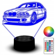 Soška LED Night Light 3D gravírovanie auta BMW E39 Auto Vehicle Soška LED Night Light 3D gravírovanie auta BMW E39 Auto Vehicle