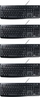 Káblová klávesnica Logitech K120 čierna x5 Káblová klávesnica Logitech K120 čierna x5
