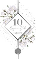 K 10. výročiu svadby Premium plechová karta LUX71 K 10. výročiu svadby Premium plechová karta LUX71
