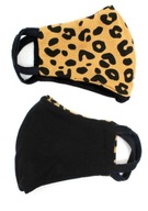 Ochranná maska ​​2-vrstvový leopardí vzor
