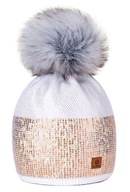 TEPLÁ ZIMNÁ ČIAPKA Woolk Montana pompom a fleece TEPLÁ ZIMNÁ ČIAPKA Woolk Montana pompom a fleece