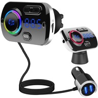 BLUETOOTH VYSIELAČ 5 EDR MP3 NABÍJAČKA QC 2XUSB