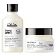 Sada šampónu a masky na vlasy Loreal Metal Detox po farbení Sada šampónu a masky na vlasy Loreal Metal Detox po farbení
