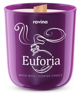 Vonná sójová sviečka EUPHORIA s dreveným knôtom Vonná sójová sviečka EUPHORIA s dreveným knôtom