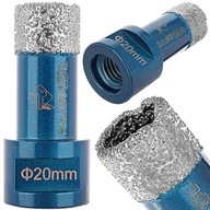 DIAMANTOVÁ KORUNKA 20MM OTVOROVÁ PÍLA M14 VŔTAČKA PRE TVRDÉ POBERCE SUCHÉ RS DIAMANTOVÁ KORUNKA 20MM OTVOROVÁ PÍLA M14 VŔTAČKA PRE TVRDÉ POBERCE SUCHÉ RS