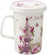 Keramický hrnček s infuzérom 340 ml Eiffelova veža Keramický hrnček s infuzérom 340 ml Eiffelova veža