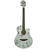 KG SA4100B White E - elektroakustická gitara