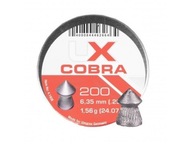 Diabolo pelety Umarex Cobra Pointed Ribbed 6,35/200