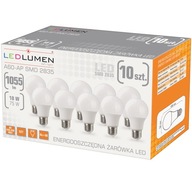 Sada 10x E27 LED žiarovky 10W=75W 1055lm Úspora energie bez blikania Sada 10x E27 LED žiarovky 10W=75W 1055lm Úspora energie bez blikania