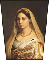Obrazový portrét ženy od Rafaela Santiho Obrazový portrét ženy od Rafaela Santiho