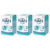 NAN Optipro 3 kartón, 2x325g x 3 kusy NAN Optipro 3 kartón, 2x325g x 3 kusy