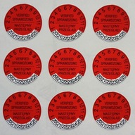 Kontrolka kontrolná nálepka 30mm 25 ks Výrobca Kontrolka kontrolná nálepka 30mm 25 ks Výrobca