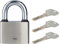 Zámok na bránu 50mm saténový YALE Y112/50/184 Zámok na bránu 50mm saténový YALE Y112/50/184