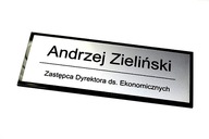 Tabuľka na kancelárske dvere, 180 x 60 mm Tabuľka na kancelárske dvere, 180 x 60 mm