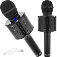 Multifunkčný mikrofón s reproduktorom čierna Karaoke modulácia hlasu