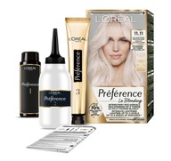 Loreal Preference permanentná farba na vlasy 11.11 Venice Very Light Blonde Loreal Preference permanentná farba na vlasy 11.11 Venice Very Light Blonde