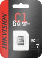 Pamäťová karta microSD s kapacitou 64 GB Pre monitorovanie 92 MB/s