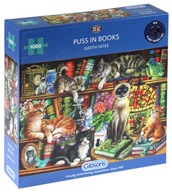 Gibsons Puzzle 1000 mačiek v knihách Gibsons Puzzle 1000 mačiek v knihách