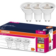 3x GU10 LED žiarovka 6,9W = 50W 3000K OSRAM Hodnota 3x GU10 LED žiarovka 6,9W = 50W 3000K OSRAM Hodnota