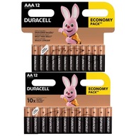 24x SADA BATÉRIÍ DURACELL 12x AA LR6 + 12x AAA 24x SADA BATÉRIÍ DURACELL 12x AA LR6 + 12x AAA