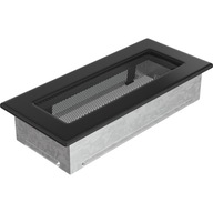 Vetracia mriežka krbu čierna 11x24 Vetracia mriežka krbu čierna 11x24