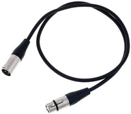 XLR XLR mikrofónový kábel 0,9 m patch kábel