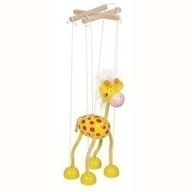 Drevená bábka žirafy, Goki 51867
