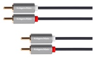 Audio kábel 2x RCA Kábel 10m Stereo Czincz 2x2 Audio kábel 2x RCA Kábel 10m Stereo Czincz 2x2