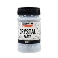 CRYSTAL PASTE strieborné trblietky 100ml - Pentart CRYSTAL PASTE strieborné trblietky 100ml - Pentart