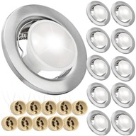 10x LED STROPNÁ LAMPA + HALOGÉN GU10 10x LED STROPNÁ LAMPA + HALOGÉN GU10
