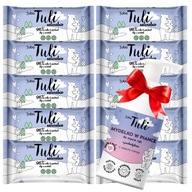 10x LUBA Tuli obrúsky Voda a Panthenol, olej + ZDARMA 10x LUBA Tuli obrúsky Voda a Panthenol, olej + ZDARMA