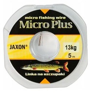 5m vlasec na oceľové náväzce na šťuky JAXON Micro Plus 13kg 5m vlasec na oceľové náväzce na šťuky JAXON Micro Plus 13kg