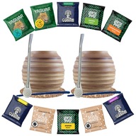 Yerba Mate Set pre dvoch 10x 50g 500g Matero