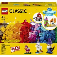 LEGO CLASSIC Kreatívne priehľadné kocky 11013