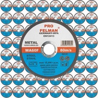 50 ks Shield kovové rezné kotúče 125x1,0 Pro Felman Strong Germany Inox 50 ks Shield kovové rezné kotúče 125x1,0 Pro Felman Strong Germany Inox