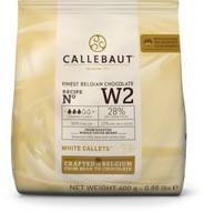 Callebaut W2 WHITE čokoláda na pralinky 400 g Callebaut W2 WHITE čokoláda na pralinky 400 g