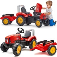 FALK Red Supercharger pedálový traktor s Przycz