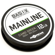 Silný kaprový vlasec Korda Basix Mainline Camo Green 0,40 mm 1000 m
