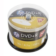 HP DVD+R, atramentová tlač, DRE00026WIP-3, 4,7 GB,