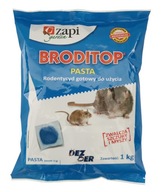 BRODITOP pasta 1 kg SILNÝ jed na potkany na myši BRODITOP pasta 1 kg SILNÝ jed na potkany na myši