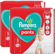Pampers Pants detské suché Plienkové nohavičky 5 - 56 kusov