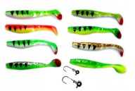sada 8 ks návnad kopyto ripper 12cm zubáč + ZDARMA sada 8 ks návnad kopyto ripper 12cm zubáč + ZDARMA