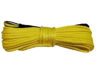 Syntetické lano na navijak, žlté 6mm, 15m