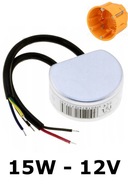 LED box napájací zdroj pre hermetické LED pásy 15W LED box napájací zdroj pre hermetické LED pásy 15W