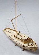 Drevený model lode CUTER čln 1:30 DIY