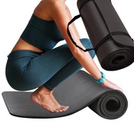 PODLOŽKA NA CVIČENIE NA JOGU FITNESS, PROTIŠMYKLAVÁ NBR HRUBÁ 183X61CM S RÚČKOU PODLOŽKA NA CVIČENIE NA JOGU FITNESS, PROTIŠMYKLAVÁ NBR HRUBÁ 183X61CM S RÚČKOU