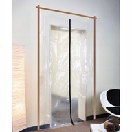 Prachotesné fóliované dvierka so zámkom 220x120cm Prachotesné fóliované dvierka so zámkom 220x120cm