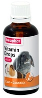 Vitamínové kvapky Beaphar + Vit. C - vitamíny 50 ml