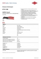 KLEŠE NA RÚRU COBRA 180MM KLEŠE NA RÚRU COBRA 180MM